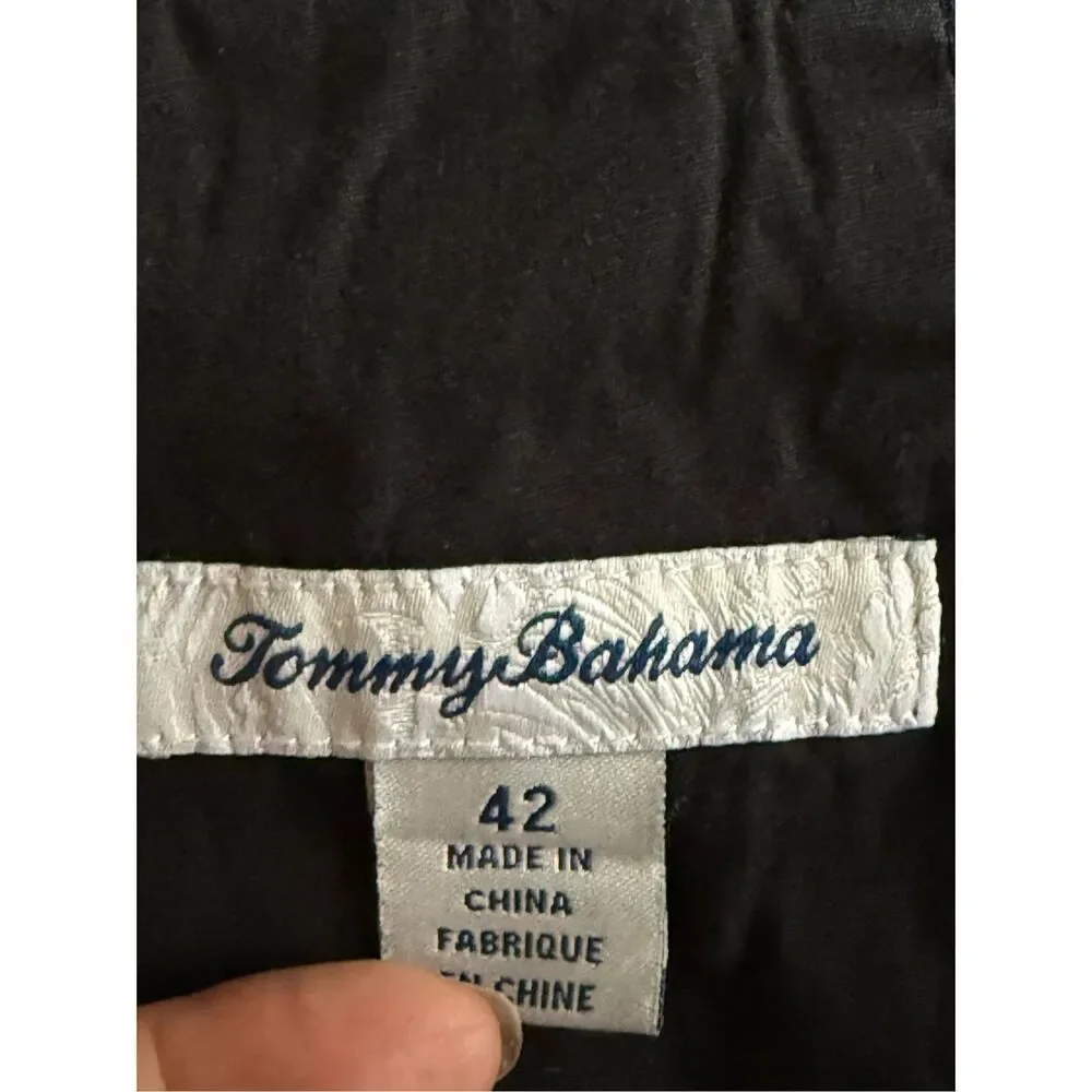 Tommy Bahama Mens  Port Side Blue Stretch Boracay Chino Shorts SZ 42